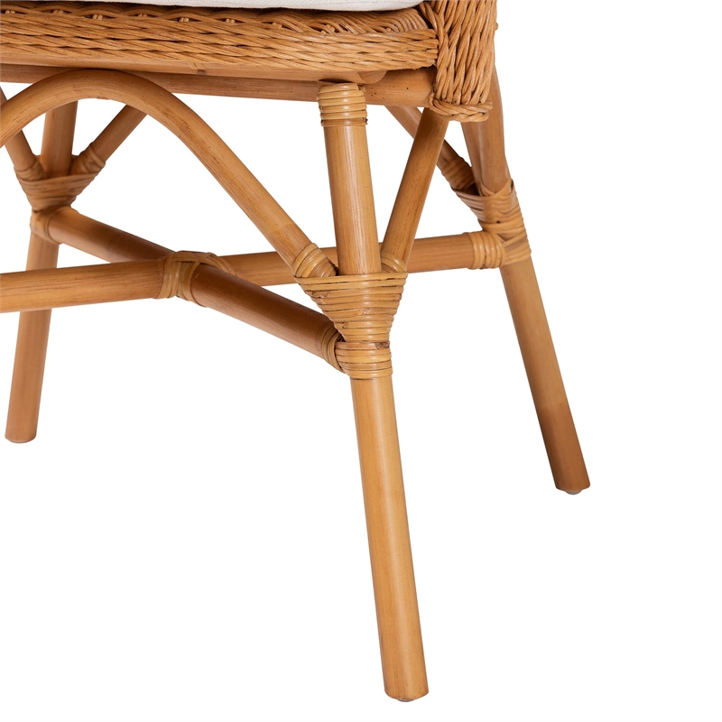 bali & pari Wistan 5-Piece Rattan Dining Set