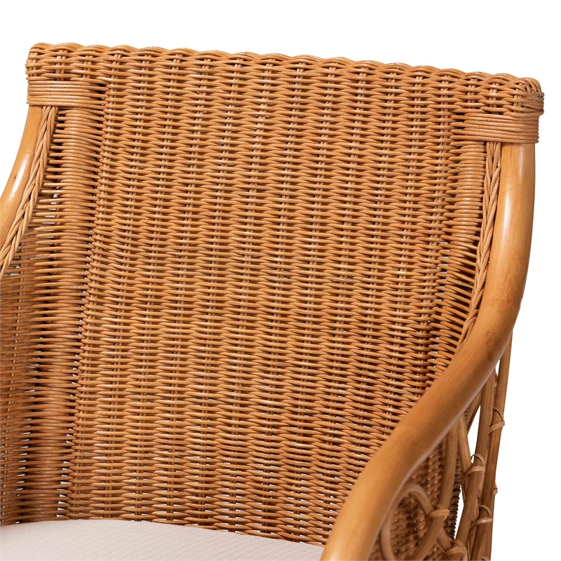 bali & pari Tudor 5-Piece Rattan Dining Set