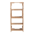 bali & pari Baara Natural Rattan 4-Tier Display Shelf