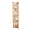 bali & pari Baara Natural Rattan 4-Tier Display Shelf