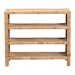 bali & pari Abelia Natural Rattan 4-Tier Display Shelf