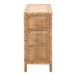 bali & pari Abelia Natural Rattan 4-Tier Display Shelf