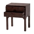 bali & pari Kayla Real Burl Wood Nightstand