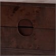 bali & pari Kayla Real Burl Wood Nightstand
