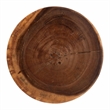 bali & pari Samira Solid Suar Wood Side Table - Handcrafted Sculptural End Table