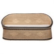 bali & pari Emiliana Natural Rattan Loveseat - Handwoven Wicker Sofa