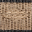 bali & pari Emiliana Natural Rattan Loveseat - Handwoven Wicker Sofa