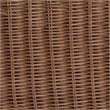 bali & pari Detta Natural Rattan Loveseat with Cushion - Handwoven Wicker Settee