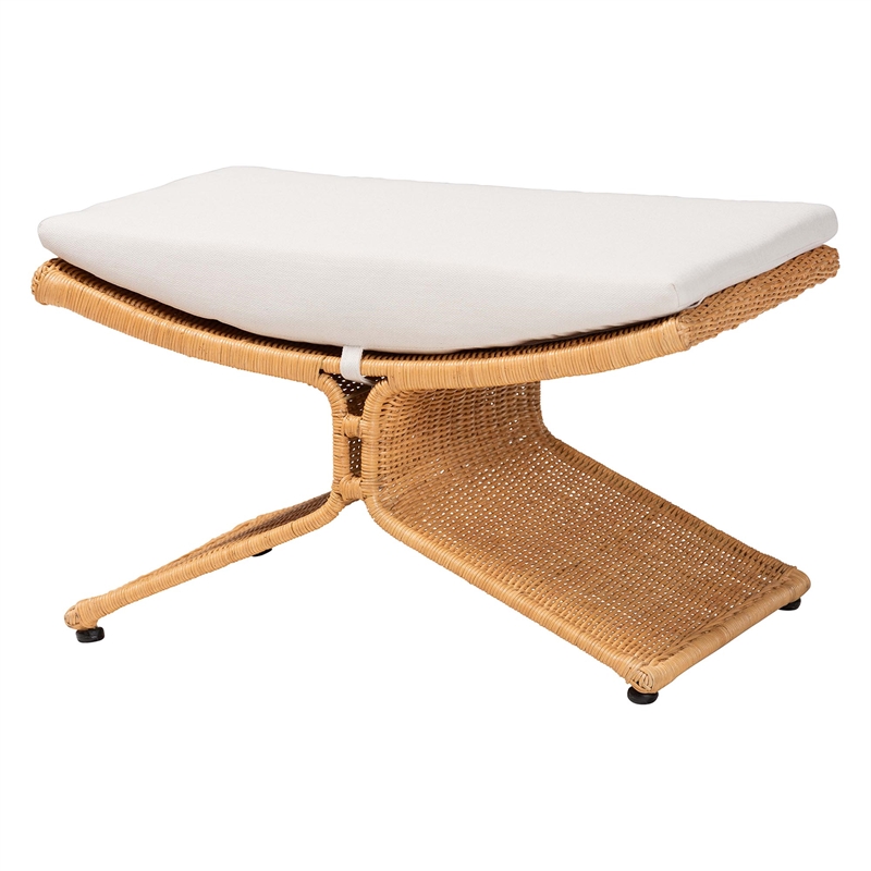 bali & pari Reya Natural Rattan 2-Piece Living Room Set