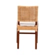 bali & pari Lesia Natural Rattan Dining Chair with Cushion