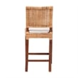 bali & pari Lesia Natural Rattan Counter Stool with Cushion