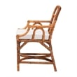 bali & pari Alondra Natural Rattan Dining Chair Handwoven Wicker Accent Chair