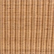 bali & pari Palm Scalloped Rattan Coffee Table Light Honey
