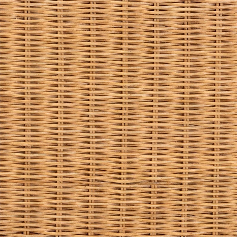 bali & pari Maritza Scalloped Natural Rattan Bed Frame King