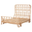 bali & pari Hadley Natural Rattan Bed Frame Queen