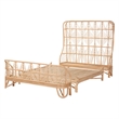 bali & pari Hadley Natural Rattan Bed Frame Queen