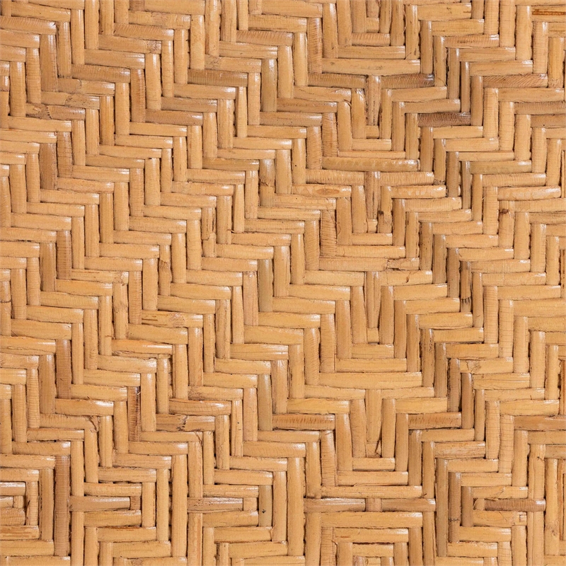 bali & pari Adam Natural Rattan Counter Stool with Cushion