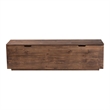 bali & pari Alfonso Wood Storage Trunk with Hinged Lid