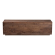bali & pari Alfonso Wood Storage Trunk with Hinged Lid