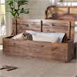 bali & pari Alfonso Wood Storage Trunk with Hinged Lid