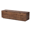 bali & pari Alfonso Wood Storage Trunk with Hinged Lid