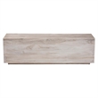 bali & pari Alvaro Wood Storage Trunk with Hinged Lid