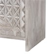bali & pari Amado Wood Storage Trunk with Carved Front Panel