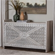 bali & pari Amado Wood Storage Trunk with Carved Front Panel