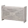 bali & pari Amado Wood Storage Trunk with Carved Front Panel