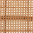 bali & pari Elsa Natural Rattan Dining Chair Handcrafted Wicker Side Chair
