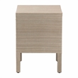 bali & pari Juniper Grasscloth Nightstand with Scalloped Base