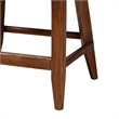 bali & pari Ridley Seagrass Counter Stool with Mahogany Wood Frame Brown Wash