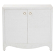 bali & pari Ximena Grasscloth Storage Cabinet 2-Door Woven Accent Cabinet