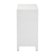 bali & pari Ximena Grasscloth Storage Cabinet 2-Door Woven Accent Cabinet