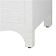 bali & pari Ximena Grasscloth Storage Cabinet 2-Door Woven Accent Cabinet