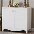 bali & pari Ximena Grasscloth Storage Cabinet 2-Door Woven Accent Cabinet