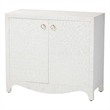 bali & pari Ximena Grasscloth Storage Cabinet 2-Door Woven Accent Cabinet