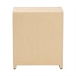 bali & pari William Grasscloth 1-Drawer Nightstand with Open Shelves