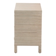 bali & pari Umika Grasscloth Nightstand with Scalloped Base