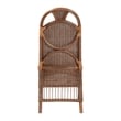 bali & pari Raya Natural Rattan Dining Chair Handcrafted Wicker Accent Chair