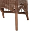 bali & pari Raya Natural Rattan Dining Chair Handcrafted Wicker Accent Chair