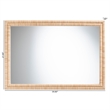 bali & pari Canan Grasscloth Wall Mirror Handwoven Rectangle Frame Accent Mirror