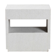 bali & pari Kai Grasscloth End Table 2-Drawer Accent Table or Nightstand