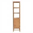 bali & pari Sibu Storage Cabinet with Rattan Door Tall Accent Display Tower