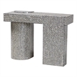 bali & pari Tawana Capiz Shell Console Table with Geometric Pattern