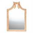 bali & pari Creusa Natural Rattan Wall Mirror Handwoven Arched Mirror