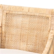 bali & pari Alexis Natural Rattan Counter Stool - Handcrafted Counter Chair