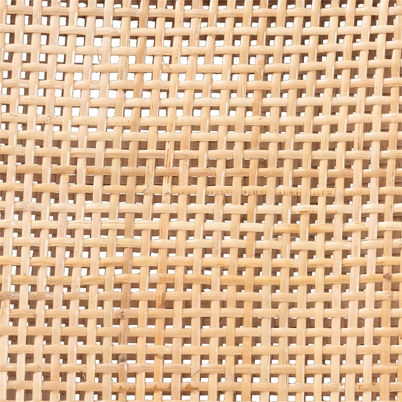 bali & pari Alexis Natural Rattan Counter Stool - Handcrafted Counter Chair