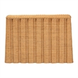 bali & pari Andrea Natural Rattan Console Table - Handwoven Wicker Accent Table