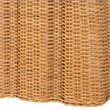 bali & pari Andrea Natural Rattan Console Table - Handwoven Wicker Accent Table